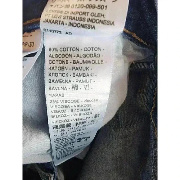 Levi's 721 High Rise Skinny Ankle Medium wash Women's Jeans - 1028A/2 - Picture 9 of 10